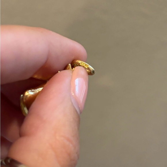 14k Yellow Gold Lucky Bag Of Money Necklace Charm Pendant - Picture 3 of 4